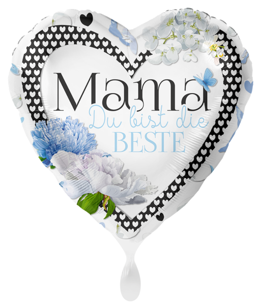 Folienballon - Mama, du bist die Beste! - ø 43cm